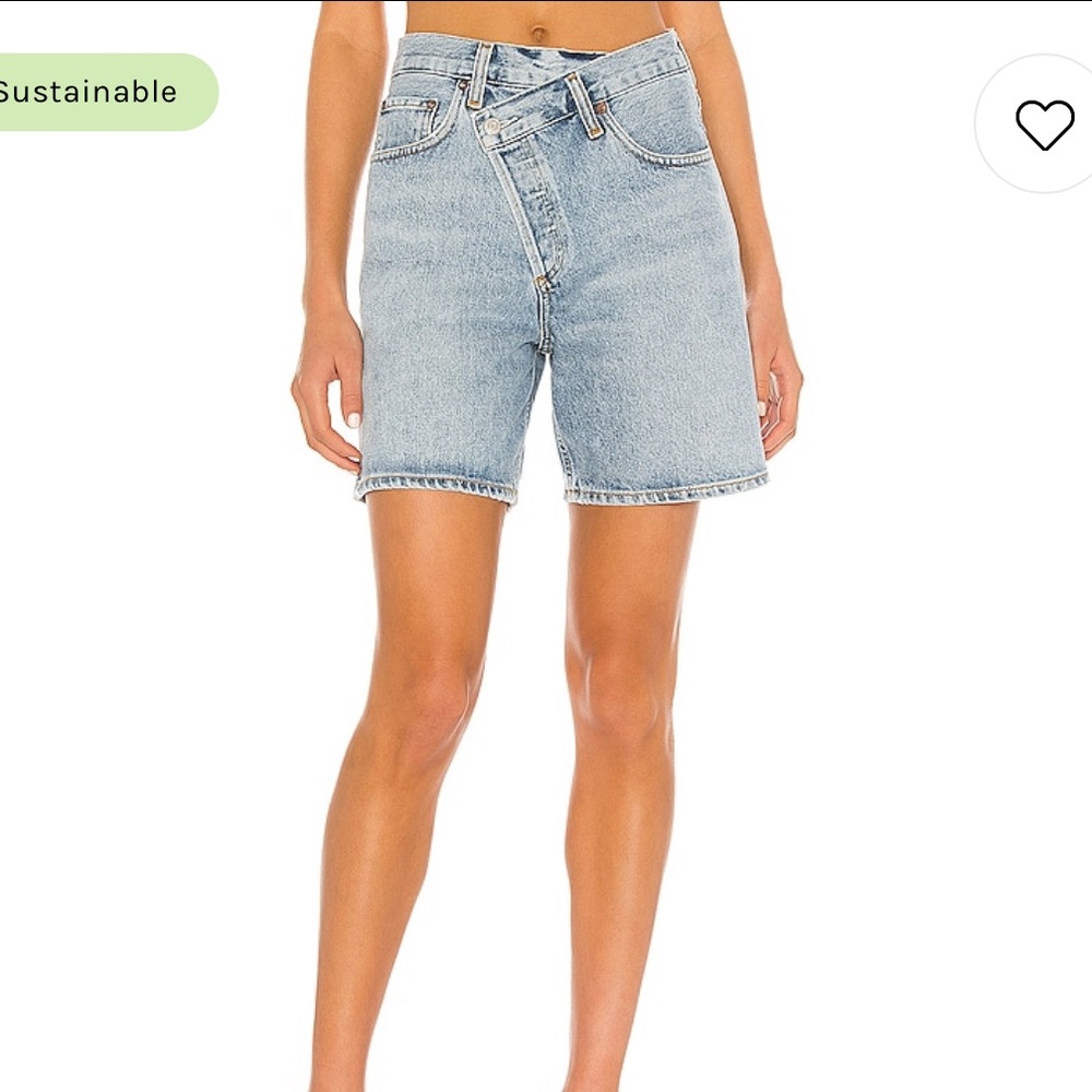 Agolde Criss Cross Shorts